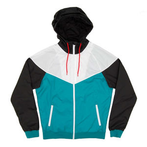 Automne Hiver Hommes Réversible Nylon Coupe-Vent Veste Épaissie Grand Col À Capuche Chenille Technics Personnalisable Conception Logo - Product Image 2