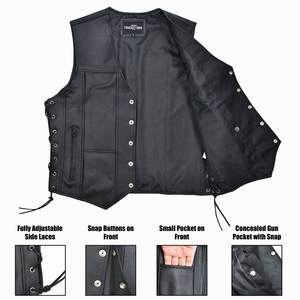 Veste en cuir pour moto pour hommes australienne, respirante, imperméable, écologique, en gros, taille plus, tissu en laine, hiver - Product Image 3