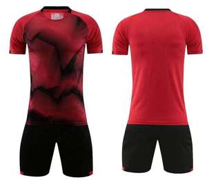 Custom logo football team kit breathable polyester sublimated training soccer jersey set <b>kids</b> - Product Image 2