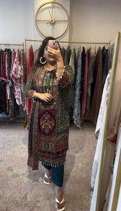 Collection 2024 pour femmes Georgette Semi-cousu Readymade Salwar Suit avec Dupatta Excellente qualité Vêtements indiens et pakistanais - Product Image 5