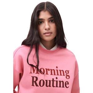 Sweat-shirt à manches longues pour femme, décontracté, hiver, 100% coton, col rond, impression numérique, poids lourd, logo sur le devant, séchage rapide - Product Image 4