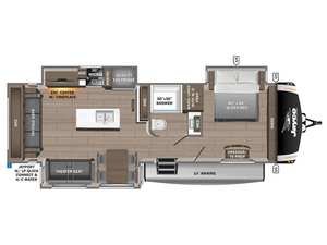 Nouvelle caravane de camping Jayco E-a-g-l-e H-t 294CKBS 2026 - Product Image 2