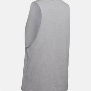 เสื้อกล้ามคอตตอนสกูปคอตตอนสไตล์สปอร์ตของผู้ชายเสื้อกล้ามคอตตอนแบบตัดที่หน้าอกซ้ายโลโก้ตามสั่ง - Product Image 4