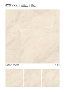 Design moderne 600x600 Carreaux de sol en porcelaine brillante Marbre de luxe Céramique émaillée Salon Carreaux De Sol 60x60 - Product Image 6