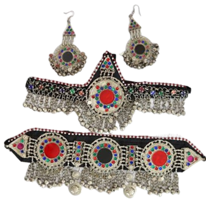 สร้อยคอเซอร์คอนทำจากทองแดงสำหรับปาร์ตี้งานแต่งงานงานปาร์ตี้งานแต่งงานต่างหูต่างหูดีไซน์ใหม่เครื่องประดับอินเทรนด์สไตล์แพตตี้อัฟกานิสถาน - Product Image 2