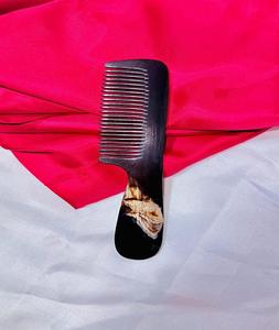 Peine de cuerno de búfalo a un precio económico con mango de nailon de acero Artesanía de alta calidad para salón de uso doméstico Logotipo personalizado - Product Image 4