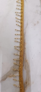 Elegante tela de encaje bordado para decoración de prendas de vestir vestidos de novia artesanía mayorista exportador disponible en oferta a granel - Product Image 6