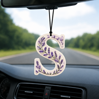 Désodorisant de voiture personnalisé avec logo, désodorisant en papier parfumé à suspendre pour décoration automobile et cadeaux