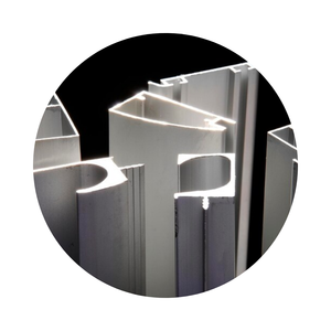 Extrusions en aluminium d'utilisation de projet 6063 T5 poudre de finition extérieure personnalisée enduite ou anodisée de l'approvisionnement d'usine du Vietnam - Product Image 2