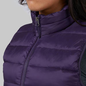 Transpirable Bubble Puffer chaleco deportes invierno al aire libre sin mangas calidad única Puffer chaleco para mujer - Product Image 5