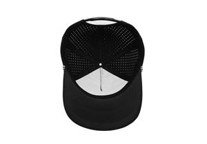 Vente en gros de casquettes de camionneur à 5 panneaux avec détail de corde en caoutchouc Basic Bill légèrement pré-incurvé Chapeaux ODM Vietnam de haute qualité - Product Image 5