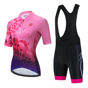 Conjuntos de ropa de ciclismo para mujer, Jersey de ciclismo, Tops, camiseta de manga corta para carreras de verano - Product Image 2