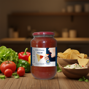 Salsa de Tomate Estilo Italiano Marca Fox, 950 ml, en Frasco de Vidrio, Paquete de 6 Unidades, BAR ITALIA S.R.L - Product Image 3