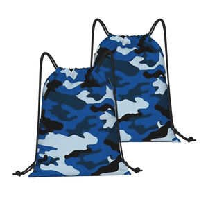 Sac à dos en coton imperméable avec cordon de serrage et doublure en polyester, prix abordable, sac de voyage pliable pour le cyclisme - Product Image 3