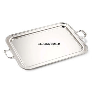 Bandeja Rectangular de Metal de Lujo Moderna y Ecológica de Primera Calidad, Bandeja para Chocolates Hecha a Mano, Más Vendida - Product Image 6