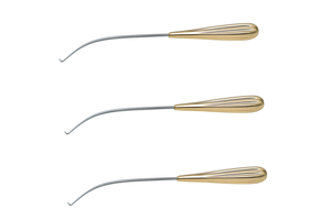 Instrument chirurgical de base Dentavex Corporation : Crochet nerveux incurvé droit-gauche en acier inoxydable de 24,0 cm, alimenté par machine - Product Image 4