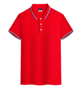 Camisetas de polo de golf en blanco para hombre Logo bordado 100% algodón liso manga corta Casual Polos - Product Image 5