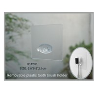 Crochets auto-adhésifs multifonctionnels en plastique PU transparent de haute qualité, réutilisables, sans perçage, écologiques, pour voyage, outils et rangement