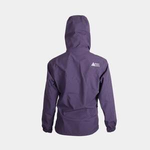 FHOH Veste imperméable réversible pour femme Style ample et décontracté avec col montant et capuche Coupe-vent et respirant Taille 3XL - Product Image 1