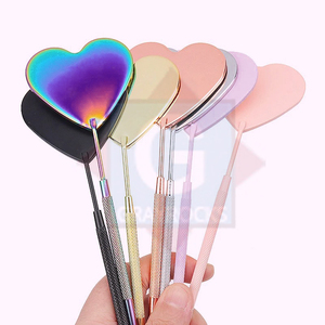 Outils de cils Extension de cils en forme de coeur en acier inoxydable - Product Image 2