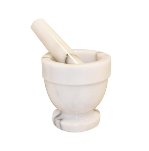 Maja y mortero de mármol a precio competitivo Hotel Home Ayurveda Hierbas Especias Herramientas Calidad estándar para el hogar Cocina Ajo - Product Image 2