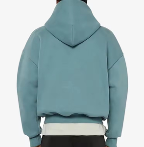 Vêtements pullover personnalisés de haute qualité avec logo personnalisé Sweat à capuche zippé uni pour hommes Streetwear unisexe Sweats à capuche pour hommes avec logo personnalisé - Product Image 6