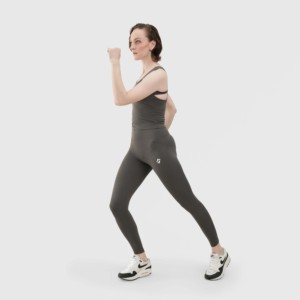 Leggings Pro en tricot charbon pour l'entraînement - Product Image 4