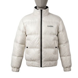 Blouson bomber streetwear personnalisé avec logo, léger, pour homme, hiver, doudoune matelassée - Product Image 2