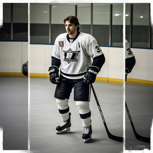 Ensemble de maillot et pantalon de hockey sur glace unisexe à manches longues, vêtements de sport, entraînement, personnalisable, imprimé par sublimation, respirant, séchage rapide - Product Image 3