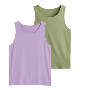 Camiseta sin Mangas de Alta Calidad para Hombre, Suave y Elástica, Ligera, 95% Algodón, 5% Elastano, Ropa de Diseñador para Hombre - Product Image 1