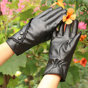 2025 New Fashion High Quality Women <b>Warm</b> Winter Dressing Genuine Leather <b>Glove</b> Double Fashion Leather <b>Glove</b> - Product Image 3