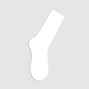 Chaussettes en coton tricoté respirantes pour femmes - Chaussettes habillées décontractées quotidiennes Couleur basique Côtelé coréen - W352 # 1~5 - Product Image 2