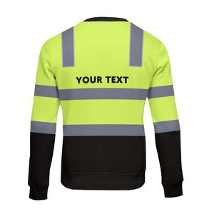 Hi Vis Safety Sweatshirts for Men Reflective High Visibility Sweatshirts Workwear Clothing - Product Image 5