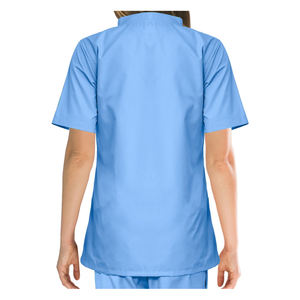 Combinaison médicale unisexe personnalisée uniforme d'hôpital d'été respirant uniforme de médecin tricoté personnalisé en gros - Product Image 2