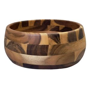 Cuencos de madera Premium de estilo rústico hechos de materiales sostenibles perfectos para ensaladas de frutas y uso decorativo - Product Image 2