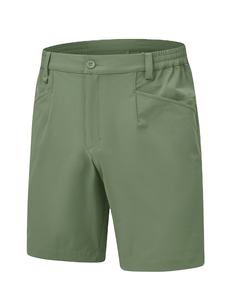 Venta al por mayor de poliéster Spandex ligero de secado rápido pantalones cortos lisos con bolsillos para hombres de negocios Golf hombres pantalones cortos DDP envío - Product Image 4