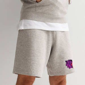 Sudadera extragrande de algodón de 400gsm y 100% pesado para hombre, Sudadera con capucha y logotipo personalizado, conjunto corto, chándal de estilo deportivo para verano - Product Image 3