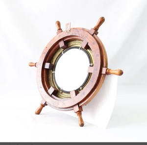 Premium Quality 2 Vintage Brass <b>Ship</b> <b>Wheels</b> High Quality Best Nautical <b>Ship</b> <b>Wheel</b> Handmade Decor - Product Image 2