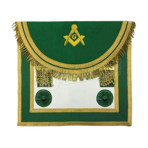 Delantal masónico de diseño de la mejor calidad hecho en Pakistán, delantal de Regalia masónico Grand Past Master - Product Image 2