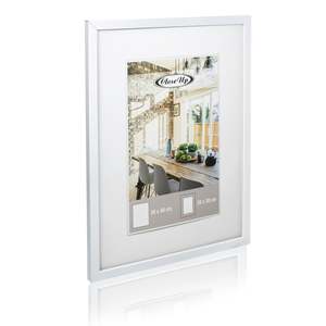 Lot de 3 cadres blancs 30 x 40 cm avec passe-partout pour affichage de photos - Product Image 1