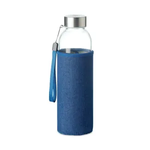 Bouteille en verre en denim personnalisée Utah pour la promotion de produits de boissons - Product Image 5