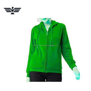 Sudadera con Capucha Verde para Mujer, Superventas 2025, Estilo Clásico con Cierre Completo, Informal, Urbana, de Invierno, con Capucha Larga, Logotipo 3D en la Parte Delantera, 100% Algodón - Product Image 5