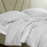 Vente en gros de draps bio 70% bambou 30% lin Ensembles de literie bio de luxe Literie tissée Collection Premium écologique