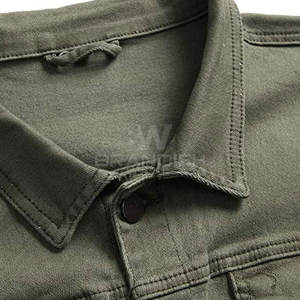 Chaqueta vaquera para hombre de diseño personalizado de alta calidad, servicio OEM, chaqueta de invierno de material duradero transpirable - Product Image 3