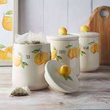 Pot en céramique de qualité indienne pour le stockage des essentiels de cuisine quotidiens, pot en céramique classique pour la présentation sur comptoir et étagère, TOUTES les couleurs - Product Image 6