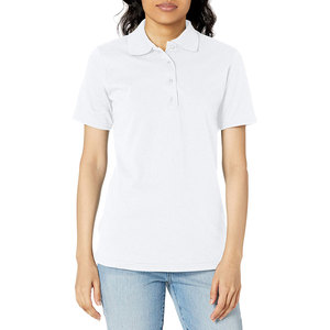 เสื้อเชิ้ตแขนสั้นสำหรับผู้หญิงผ้าคอตตอนผ้าโพลีเอสเตอร์แห้งเร็วระบายอากาศได้ดีสีชมพูแบบลำลอง - Product Image 6