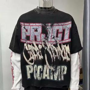 2025 camisetas personalizadas para hombre Trending DTG estampado ligero 100% algodón manga larga corta elegante tejido de moda - Product Image 3