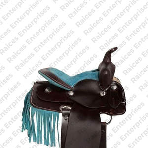 Sillín inglés antideslizante hecho a medida de alta calidad, sillines de caballo occidentales de cuero genuino, venta al por mayor, cantidad a granel de etiqueta privada - Product Image 3