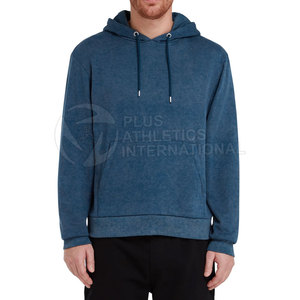 Sweats à capuche délavés à l'acide pour hommes Sweat à capuche décontracté en coton mélangé avec un design moderne pour les hommes Mode classique Sweats à capuche délavés à l'acide pour hommes - Product Image 1