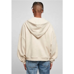Servicio OEM, Sudadera con Capucha Personalizada Extra Grande de Felpa de Algodón Grueso para Hombre, con Bolsillo con Cremallera, 100% Algodón, Bordada, Calidad de Invierno, Tendencia 2024 - Product Image 3